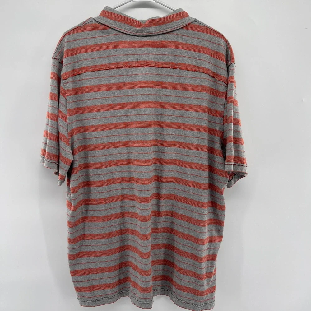 The North Face Mens‎ XL Striped Short Sleeve Polo Shirt California Heritage